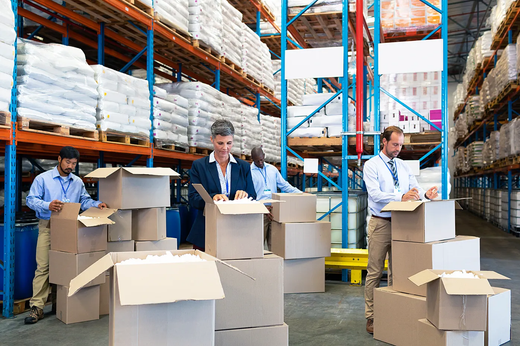 People looking at laptop